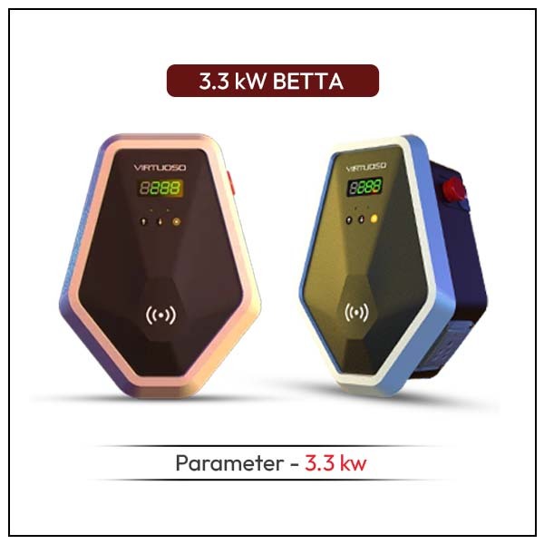 3.3 kW Virtuoso Betta EV charger, two color options